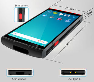 De Ruwe PDA Android Industriële Handbediende Eindscanner van Bluetooth GPS