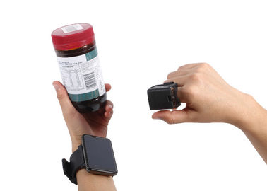 Mini Wearable de Streepjescodescanner van de Rings Draadloze Laser voor Pakhuis