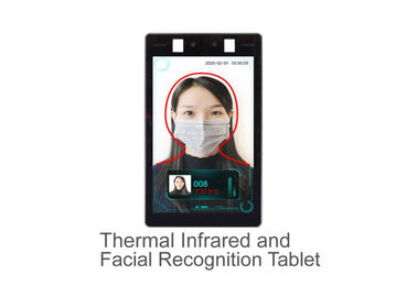 Thermische Infrarode van de de Thermometertablet van de Gezichtserkenning het Netwerkcamera 8 Duimlcd het Scherm