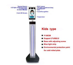 Thermische Infrarode van de de Thermometertablet van de Gezichtserkenning het Netwerkcamera 8 Duimlcd het Scherm