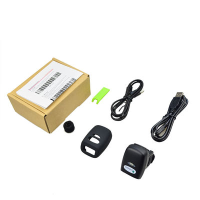 wearable draadloze van de de streepjescodescanner van de streepjescodelezer 2d bluetooth scanner van de de vinger ministreepjescode voor androïde tabletpc