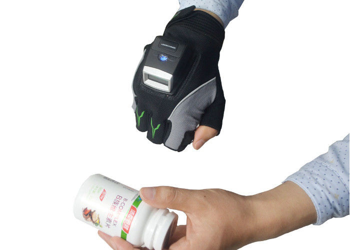 De lezer van de de streepjescodescanner van fabrikantencertificated handheld 1D Bluetooth met Handschoen voor logistiekpakhuis