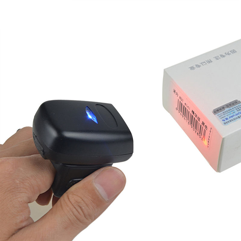 wearable draadloze van de de streepjescodescanner van de streepjescodelezer 2d bluetooth scanner van de de vinger ministreepjescode voor androïde tabletpc